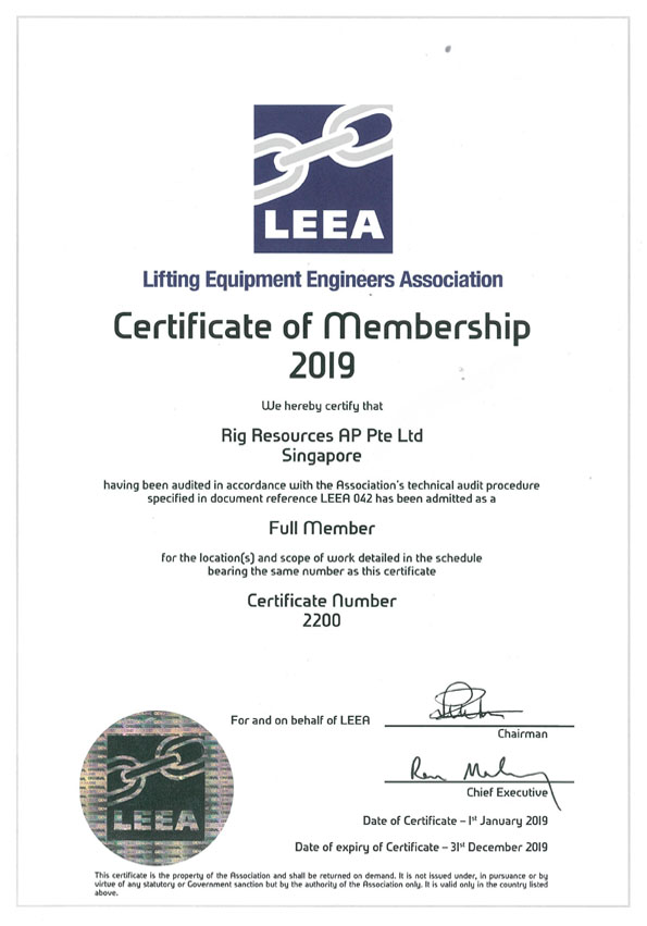 LEEA-Certificate