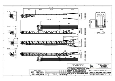 12-1058-LO100 Model —
Quad Bootstrap Mast